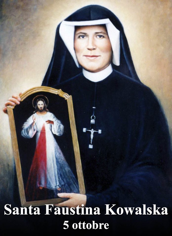 Il 5 ottobre si venera:
 Santa Maria Faustina Kowalska