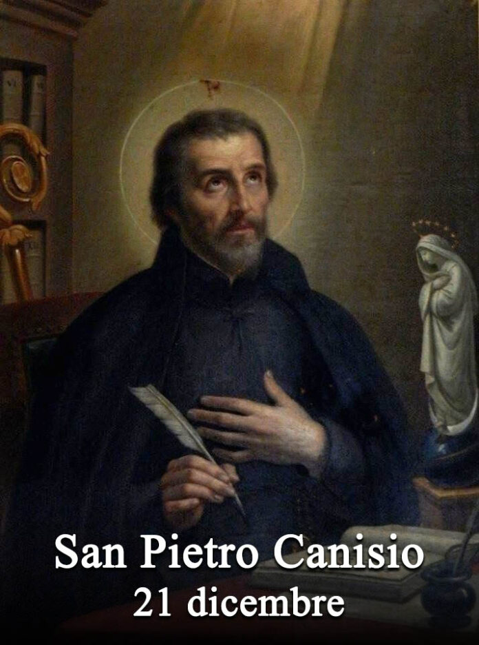 Il 21 dicembre si venera:
 San Pietro Canisio