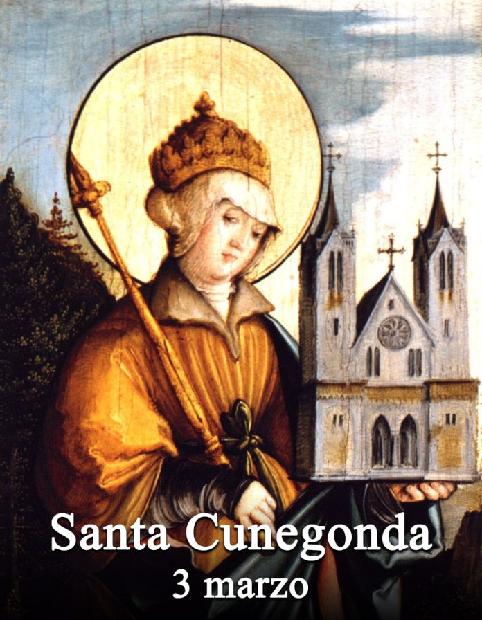 Il 3 marzo si venera:
 Santa Cunegonda