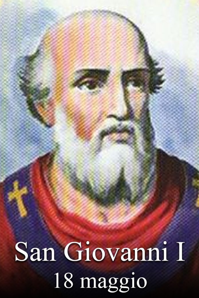 Il 18 maggio si venera:
 San Giovanni I