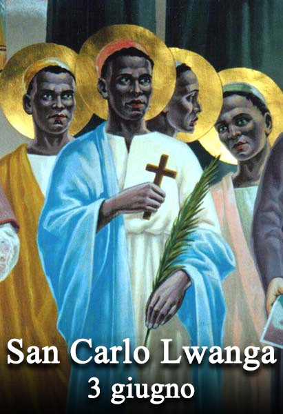 Il 3 giugno si venera:
 Santi Carlo Lwanga e 12 compagni