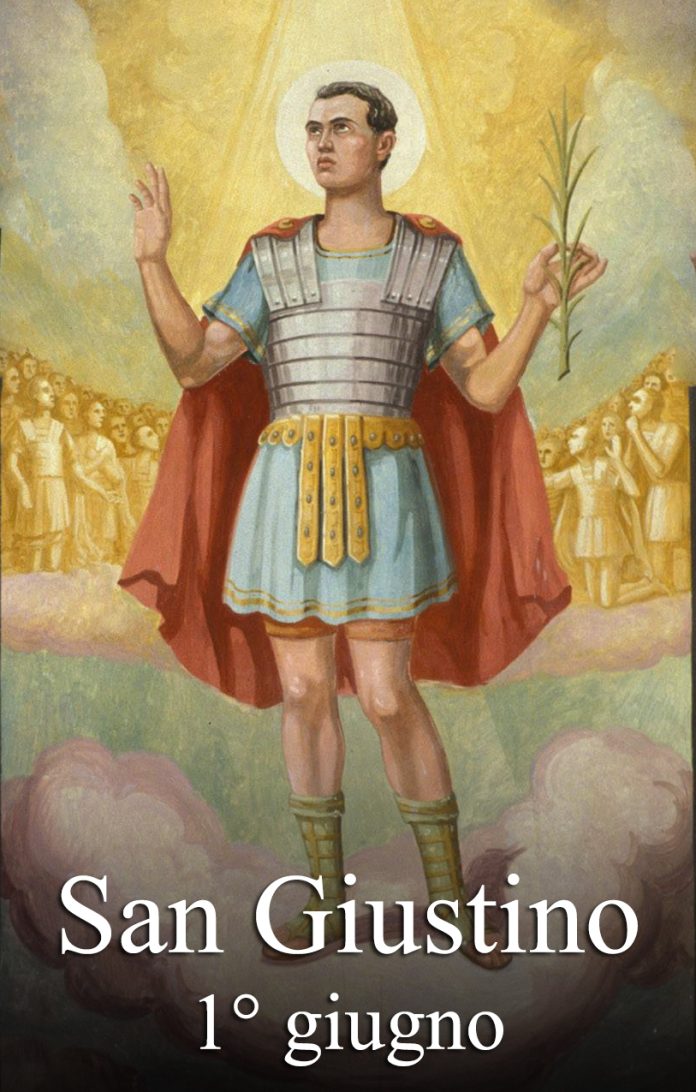 Il primo giugno si venera:
 San Giustino