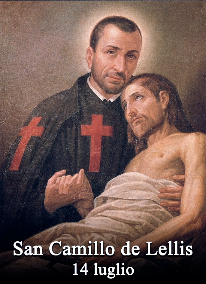 Il 14 luglio si venera:
 San Camillo de Lellis