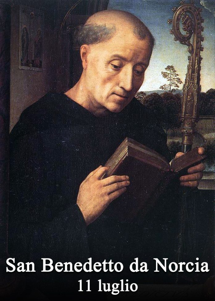 L’11 luglio si venera:
 San Benedetto da Norcia